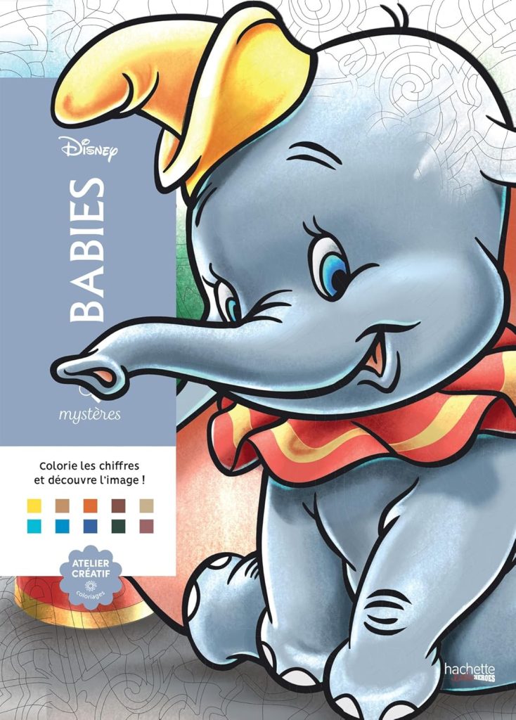 Coloriage mystère disney Babies - page de couverture